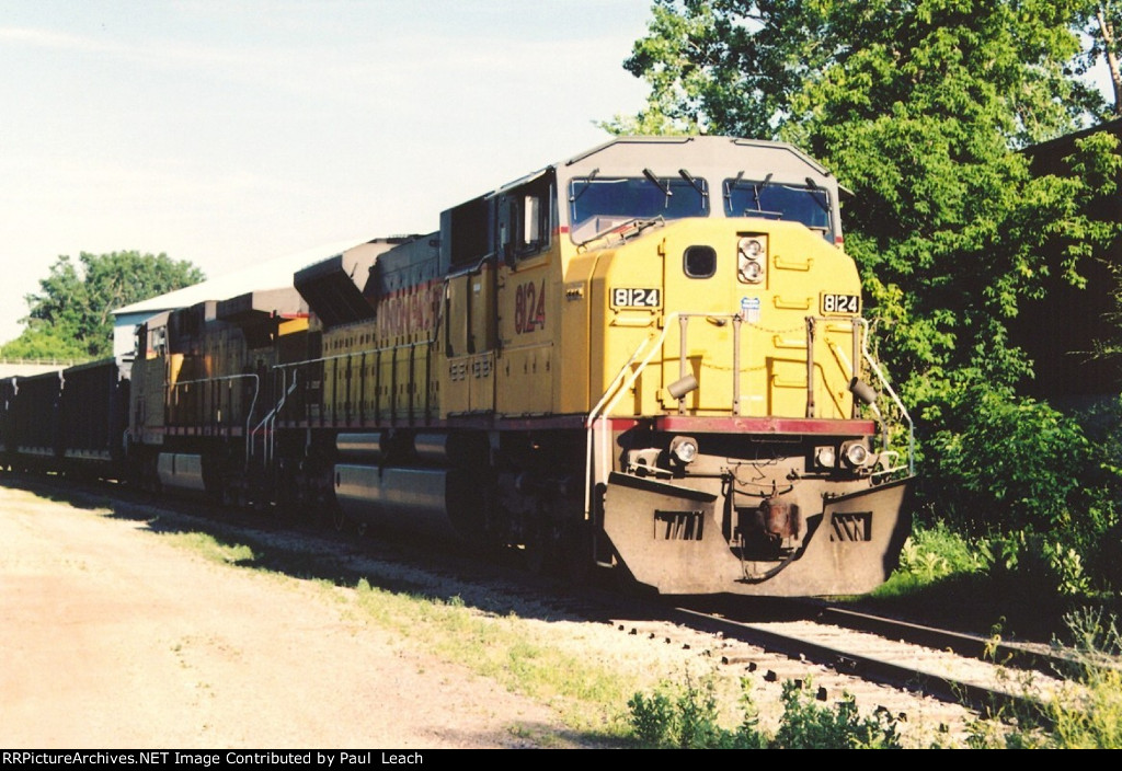 Tied down coal train